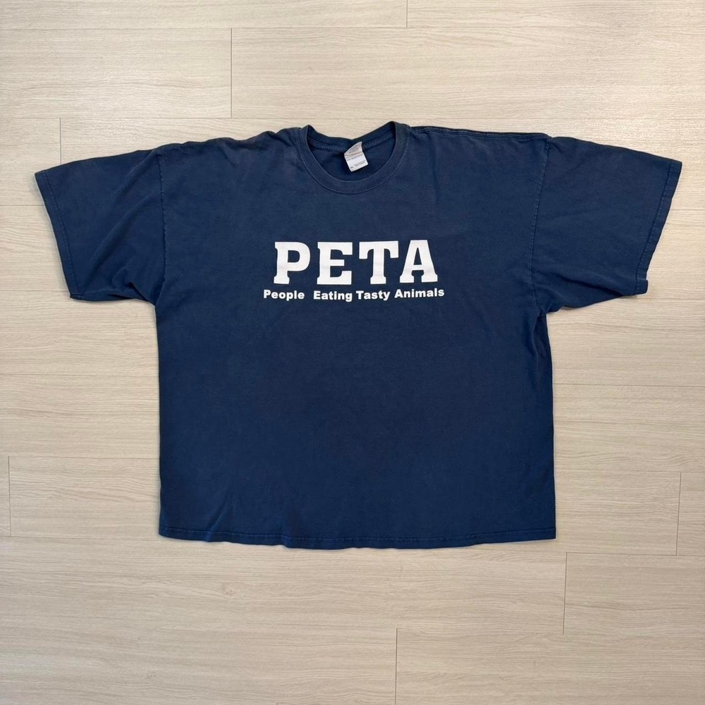 PETA People Eating Tasty Animals Parody Shirt Mens Size 3XL